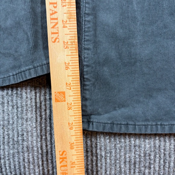 American Eagle Outfitters Pants Women's 2  Gray Corduroy Flare Regular Stretch - Picture 8 of 10